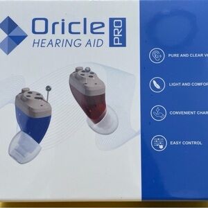 Oricle Hearing Aids PRO plus Case ,For Seniors.